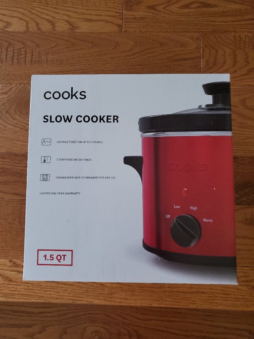 Red Cooks 1.5-Quart Slow Cooker | BRAND NEW in the BOX
